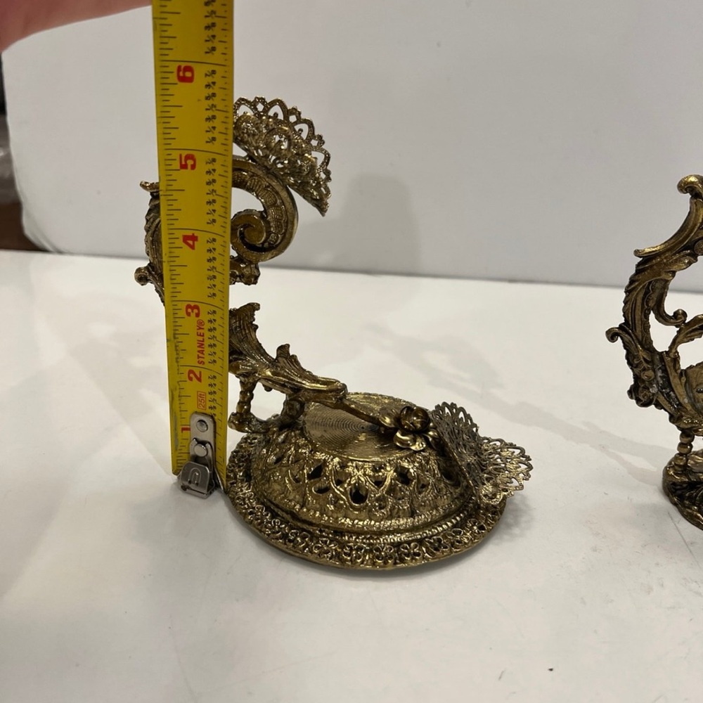 Two brass holders - Picture 5 of 8